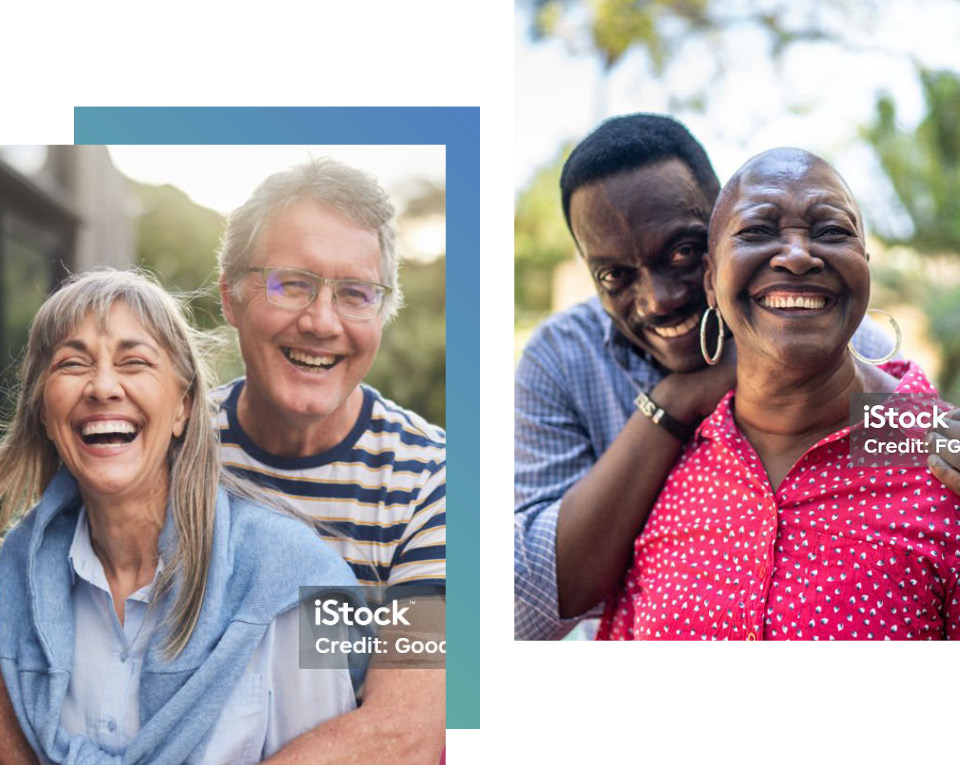 Multiple families hugging their loved ones.